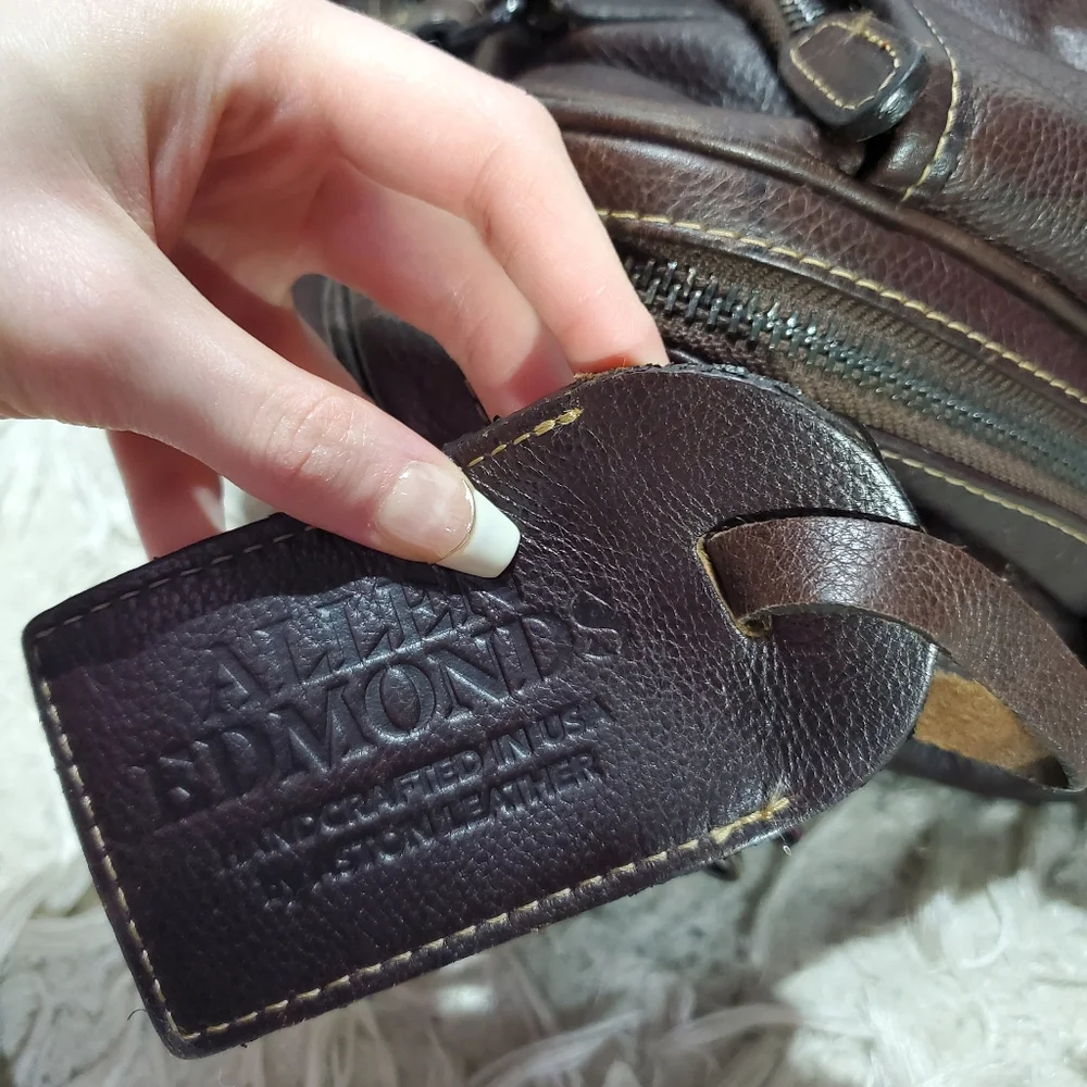 Allen Edmunds Leather Briefcase